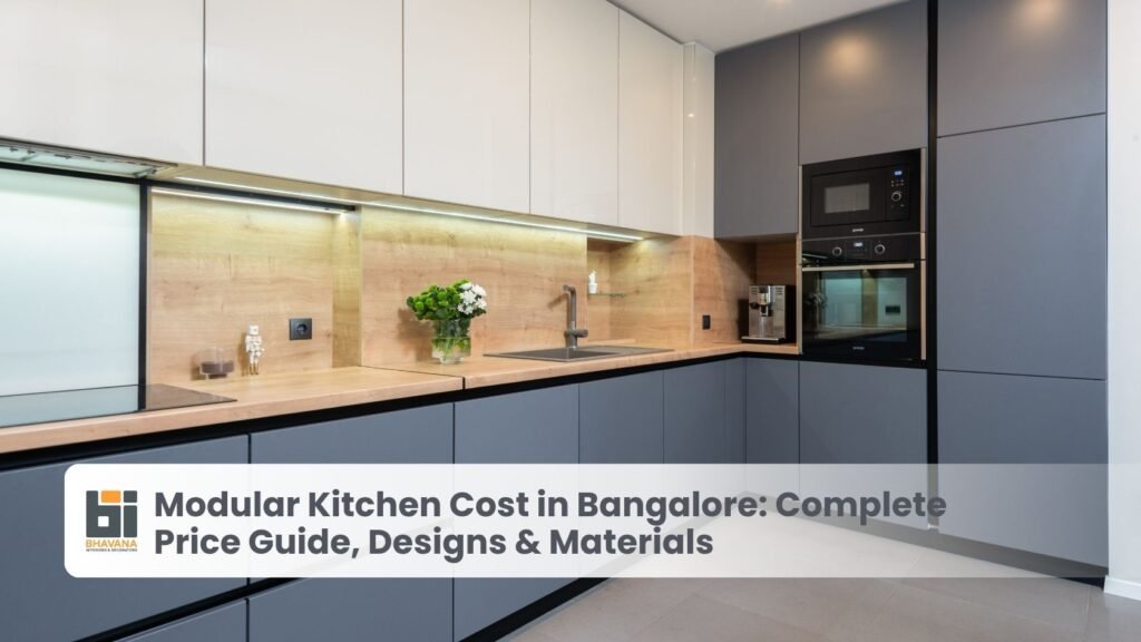 modular kitchen cost in Bangalore price guide