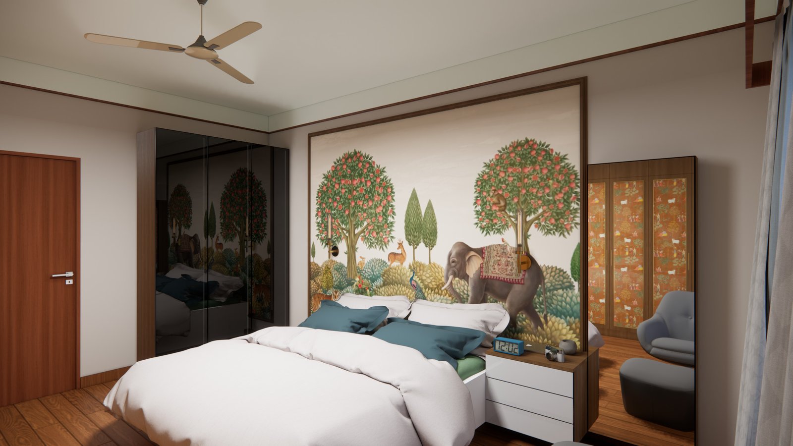 Bedroom interior